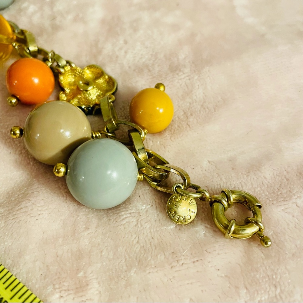 J. Crew Bauble Charm and Chain Bracelet